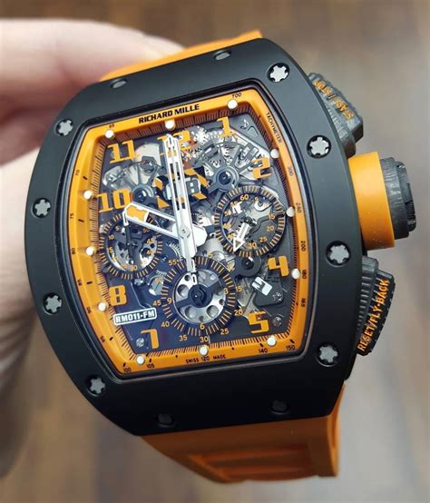 richard mille 011 orange storm|richard mille rm 011.